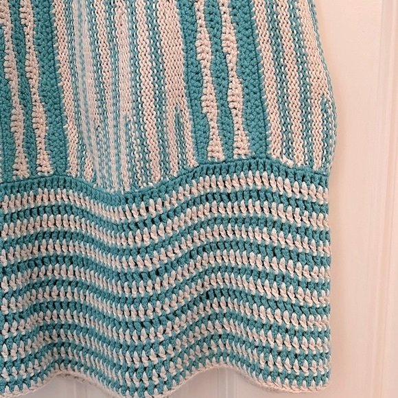 Crochet Linen blend Dress - Picture 2 of 6